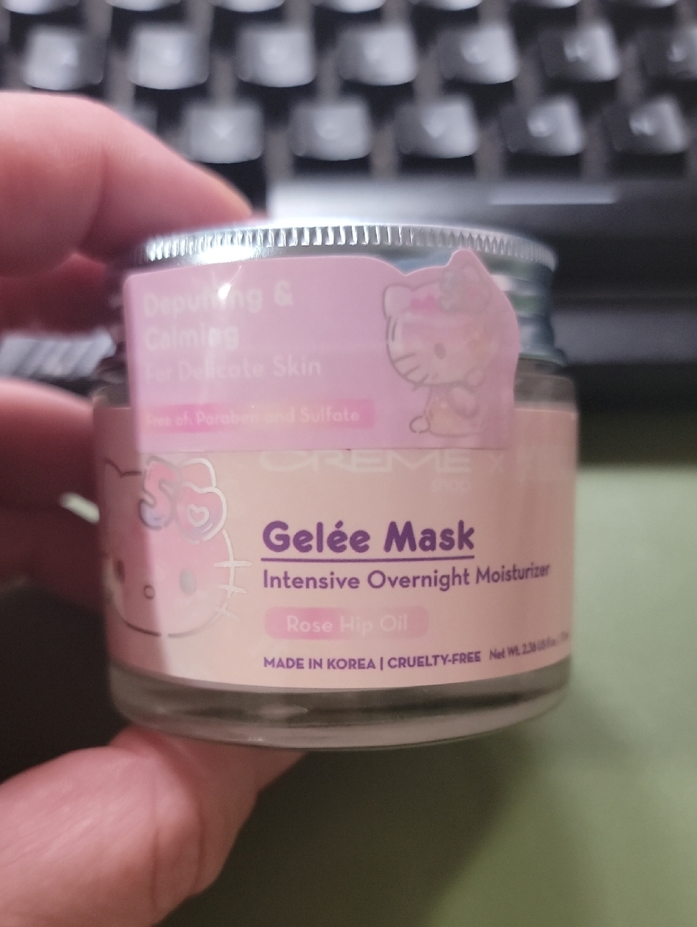 Hello Kitty Gelée Mask Intensive Overnight Moisturizer - Pink